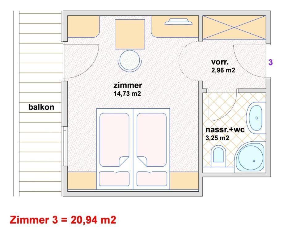 Appartement Hotel Garni Matthaeuserhof Герлос Стая снимка